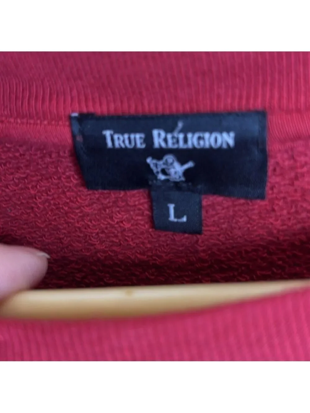 True Religion Red sweatshirt Size Large